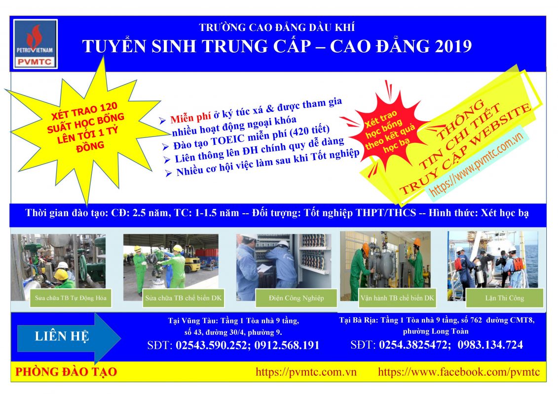 TRƯỜNG CAO ĐẲNG DẦU KHÍ