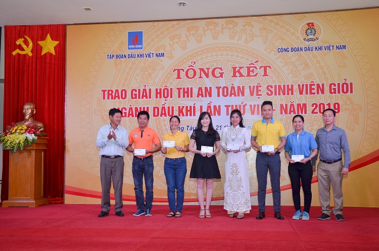 Tổng kết và trao giải Hội thi An toàn vệ sinh viên giỏi ngành Dầu khí lần thứ VIII năm 2019