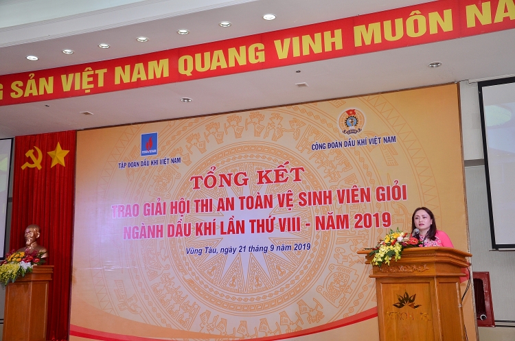 Tổng kết và trao giải Hội thi An toàn vệ sinh viên giỏi ngành Dầu khí lần thứ VIII năm 2019