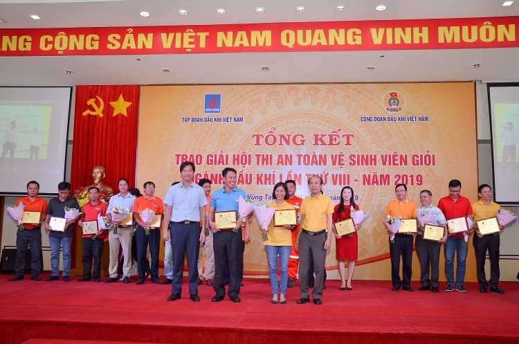 Tổng kết và trao giải Hội thi An toàn vệ sinh viên giỏi ngành Dầu khí lần thứ VIII năm 2019