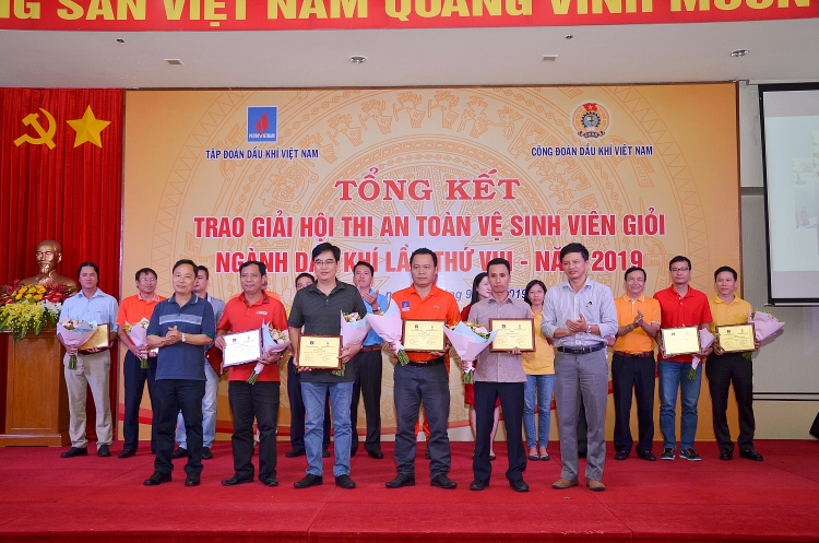 Tổng kết và trao giải Hội thi An toàn vệ sinh viên giỏi ngành Dầu khí lần thứ VIII năm 2019