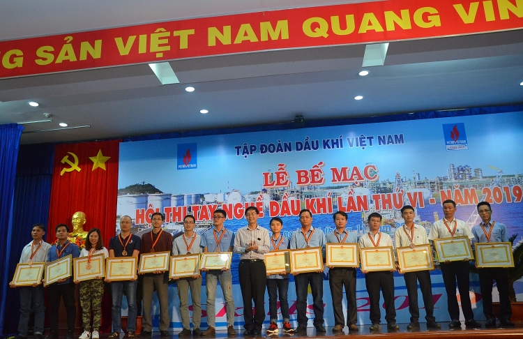 Bế mạc và trao giải Hội thi tay nghề Dầu khí lần thứ VI năm 2019