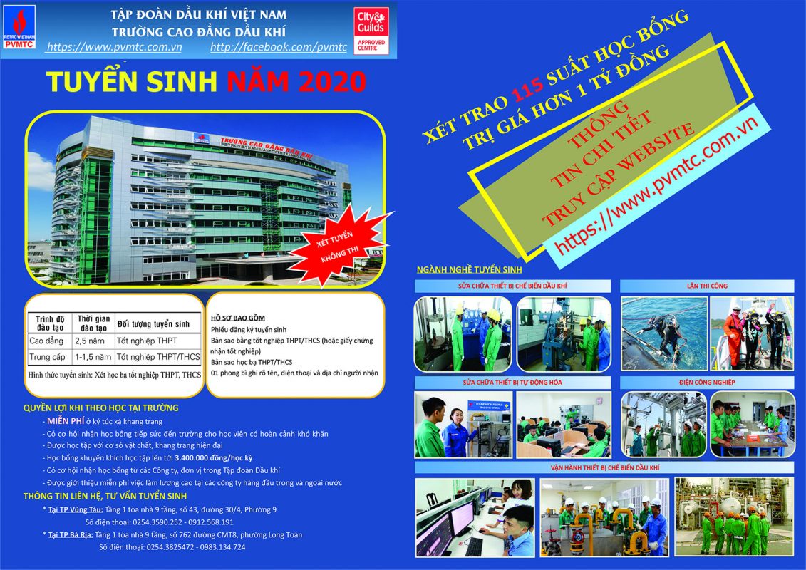 TRƯỜNG CAO ĐẲNG DẦU KHÍ