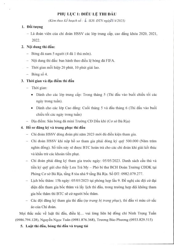 TRƯỜNG CAO ĐẲNG DẦU KHÍ