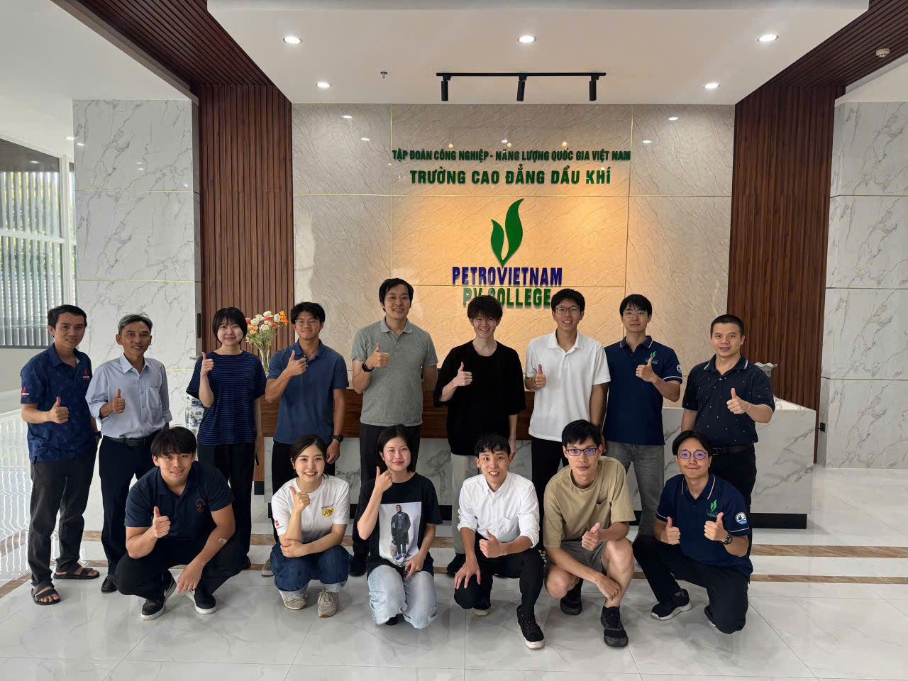 PVCOLLEGE TỔ CHỨC ĐÀO TẠO CHO CÁC KỸ SƯ TRẺ NHẬT BẢN