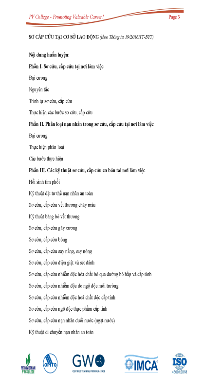 TRƯỜNG CAO ĐẲNG DẦU KHÍ