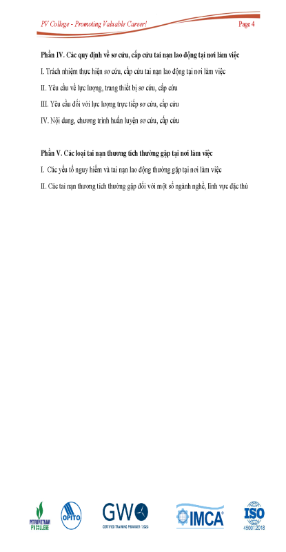 TRƯỜNG CAO ĐẲNG DẦU KHÍ