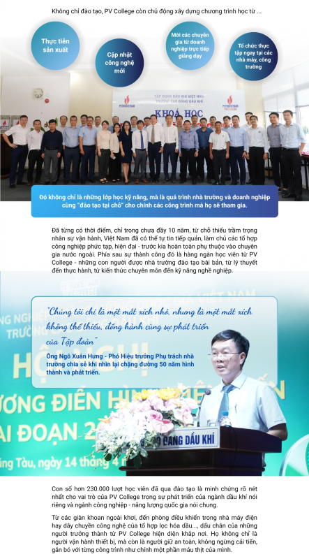 TRƯỜNG CAO ĐẲNG DẦU KHÍ