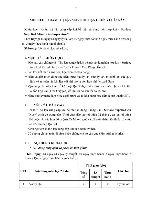 TRƯỜNG CAO ĐẲNG DẦU KHÍ