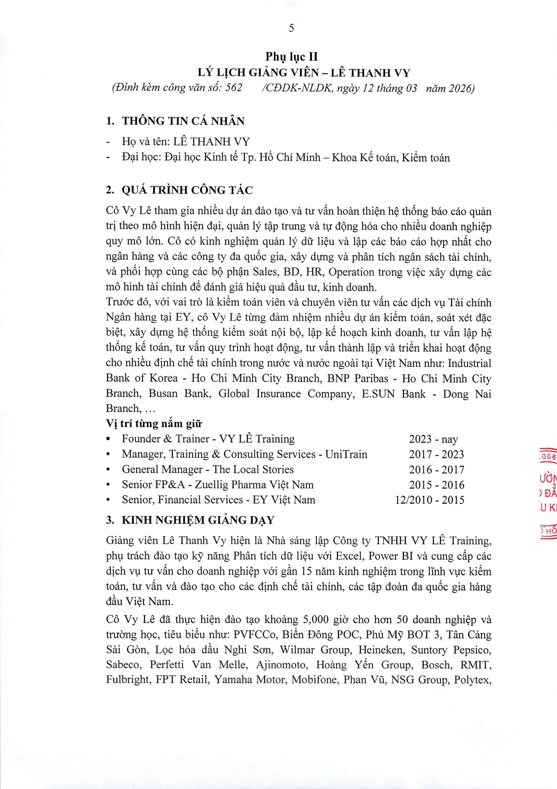Kế hoặc tổ chức khoá học “Power BI in Oil & Gas”