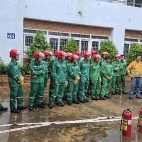 PVCOLLEGE THỰC TẬP PHƯƠNG ÁN PHÒNG CHÁY CHỮA CHÁY (PCCC) TẠI CƠ SỞ BÀ RỊA