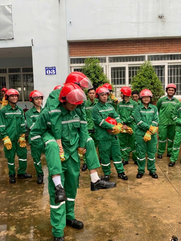 PVCOLLEGE THỰC TẬP PHƯƠNG ÁN PHÒNG CHÁY CHỮA CHÁY (PCCC) TẠI CƠ SỞ BÀ RỊA