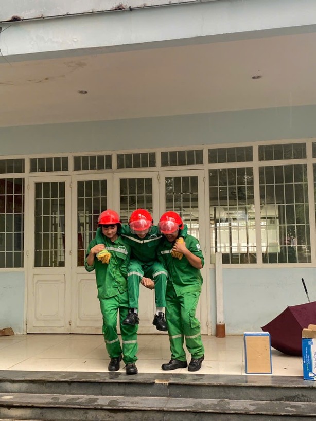 PVCOLLEGE THỰC TẬP PHƯƠNG ÁN PHÒNG CHÁY CHỮA CHÁY (PCCC) TẠI CƠ SỞ BÀ RỊA