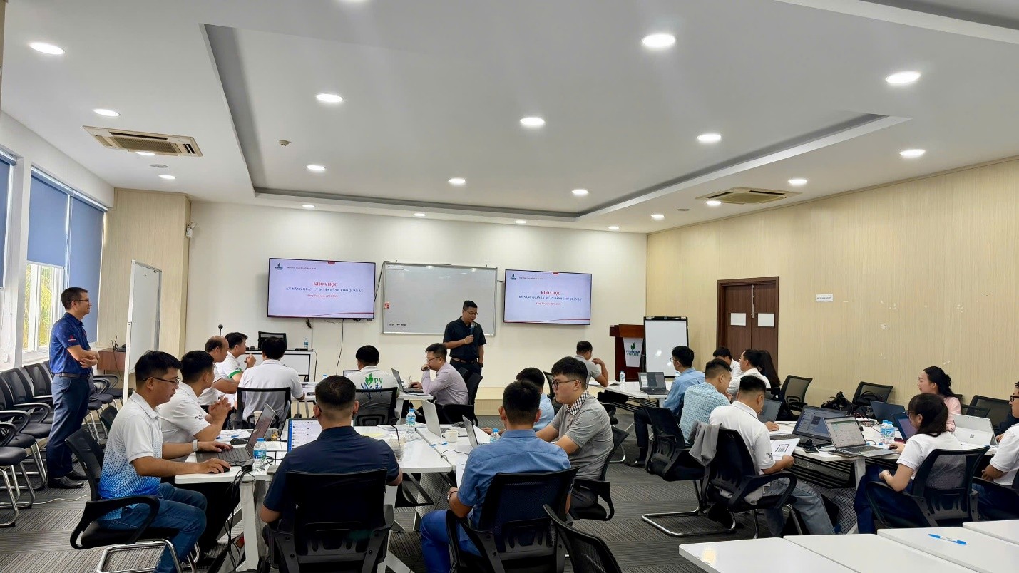 PVCollege triển khai chuyên đề “Quản lý Dự án cho Nhà Quản lý” cho các lớp Petrovietnam-NEXT 2025