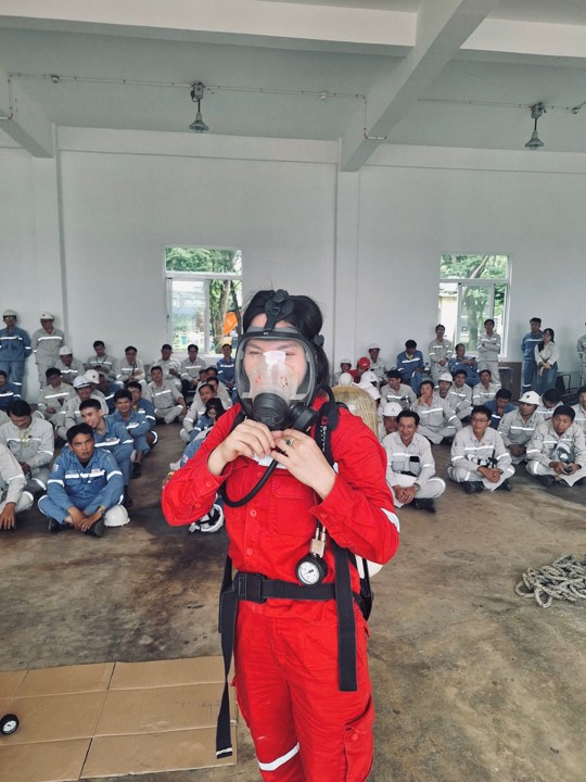 PVCollege đồng hành cùng Nhà máy Đạm Cà Mau trong công tác huấn luyện PCCC & CNCH