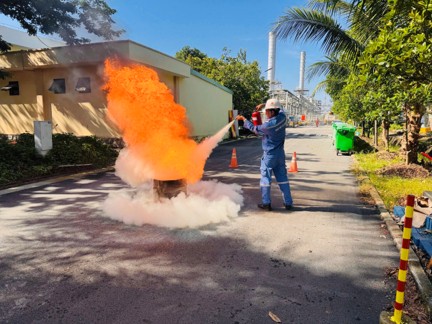 PVCollege đồng hành cùng Nhà máy Đạm Cà Mau trong công tác huấn luyện PCCC & CNCH