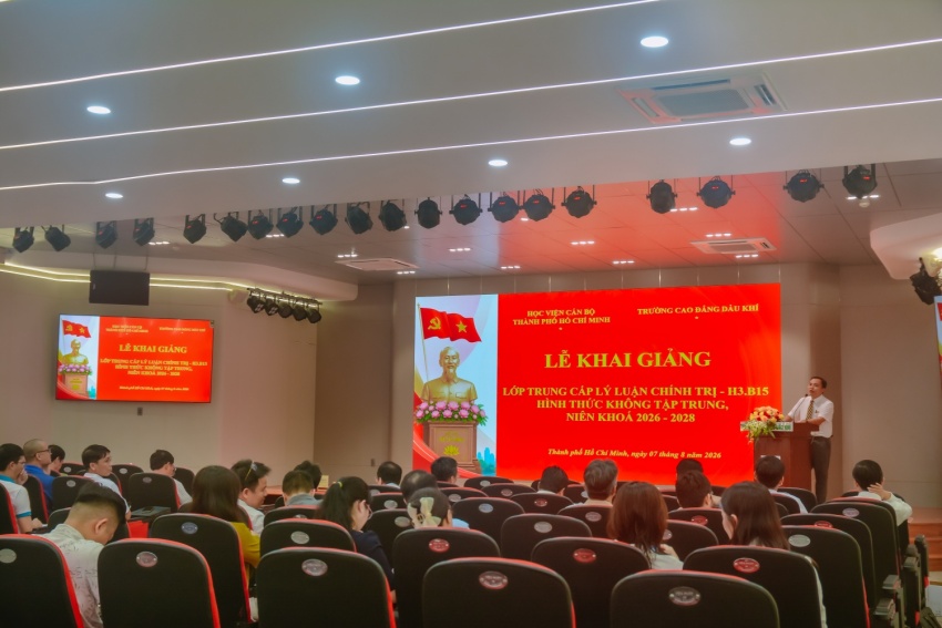 PVCollege khai giảng lớp Trung cấp Lý luận chính trị khóa 2026-2028