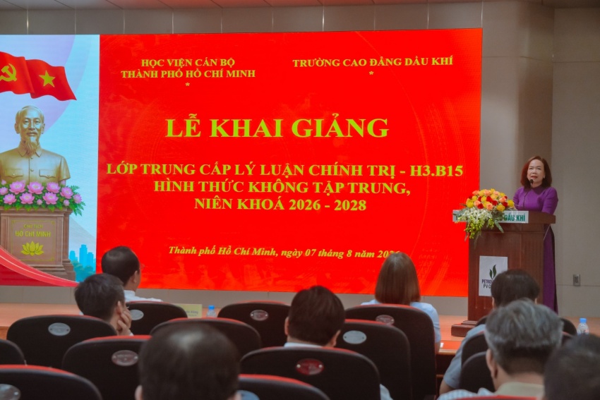 PVCollege khai giảng lớp Trung cấp Lý luận chính trị khóa 2026-2028