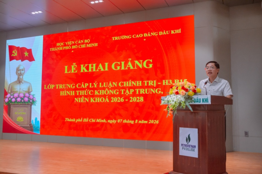 PVCollege khai giảng lớp Trung cấp Lý luận chính trị khóa 2026-2028