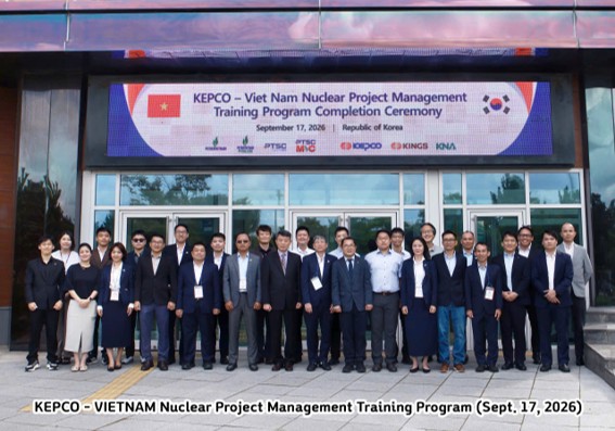 Petrovietnam cử đoàn cán bộ sang Hàn Quốc tham gia khóa đào tạo “Quản lý dự án Điện hạt nhân – Nuclear Project Management”