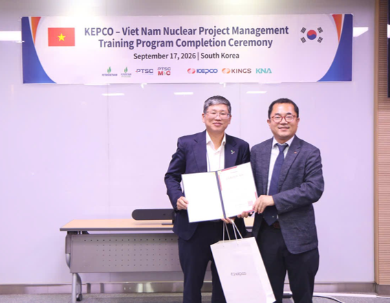 Petrovietnam cử đoàn cán bộ sang Hàn Quốc tham gia khóa đào tạo “Quản lý dự án Điện hạt nhân – Nuclear Project Management”